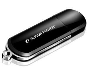 Флеш-карта Flash Drive 4 GB USB 2.0 Silicon Power Luxmini 322 Black