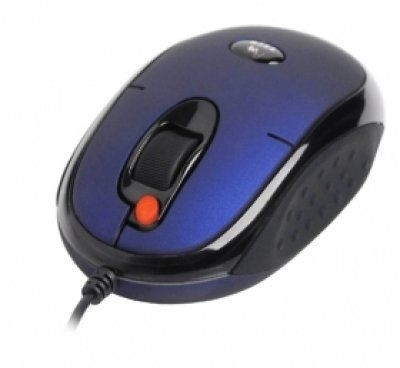 Мышь А4Tech  Х5-20MD-1 USB оптическая,лазерная,синяя,мини